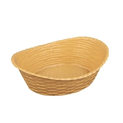 Image of Olympia Kristallon Bar Meal Basket, Brown, Polypropylene Plastic Size: 260(W) x 215(L)mm, Line with Parchment Paper For Finger Foods, Cips &amp; Pub Snacks, DP219