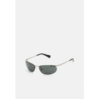 Image of Swarovski Sunglasses Matte silvercoloured/dark grey, Women&#039;s, Size: 59, silver coloured/dark grey