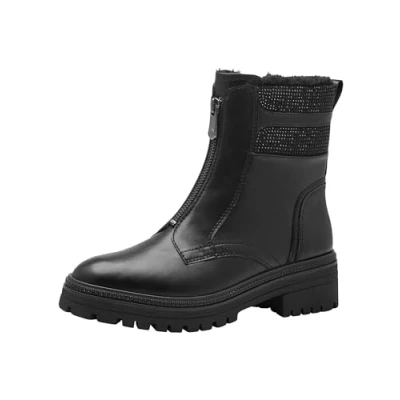 Image of Marco Tozzi Winter boots, Women&#039;s, Size: 5, Black comb Textile/synthetics