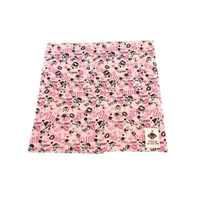 Image of Zac&#039;s Alter Ego Pink Gothic Skull Punk Bandana/face Mask/Durag/Wrist Wrap/Neckerchief