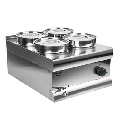 Image of Lincat bs4w Silverlink 600 Bains Marie with 4 x 4.5 Litre Round Pots