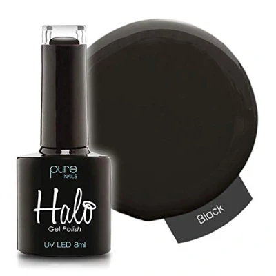 Image of Halo Gel Polish *Full Range 8ml* **CHOOSE YOUR COLOUR(S)** (Black N2803)