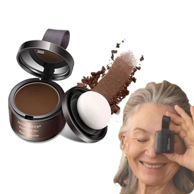 Image of Waverlo Magic Root Cover Up, Hairline Shadow Powder Waverly Blonde, Instant Hair Shading Powder, Touch up Toppers (Brown)