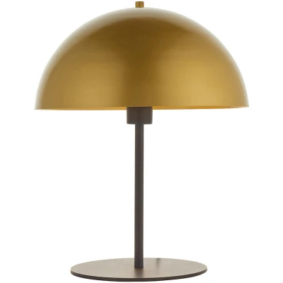Image of Nuoro Table Lamp Soft Gold &amp; Dark Bronze Effect Paint