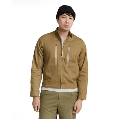Image of G STAR RAW Men&#039;s Lt wt deck jkt Jackets, Beige/khaki (safari D24288 C962 B444), L