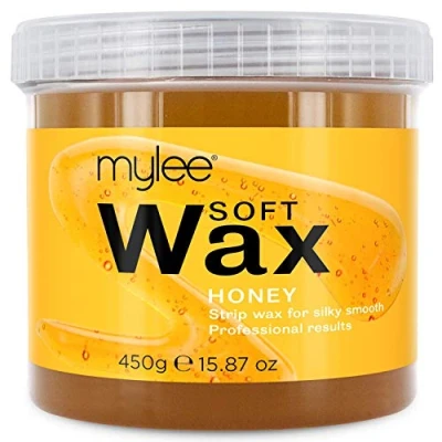 Image of MYLEE Honey Soft Creme Wax, 450g, Sensitive Skin, Body Hair Removal, Salon Quality, All Areas, Coarse