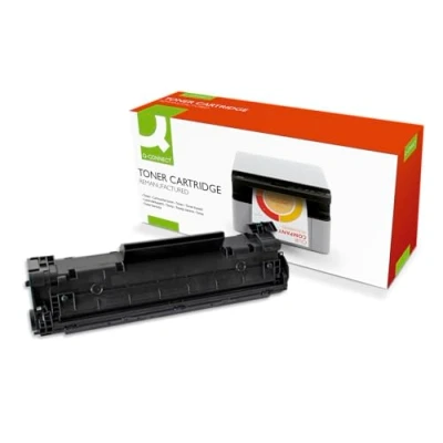 Image of Q Connect Compatible Solution HP 35A Black Laserjet Toner Cartridge