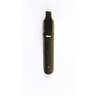 Image of Brause 158030B Plumes de calligraphie Pour Porte Plume Boite 15 Bandzug 3mm Fabrication Allemande.