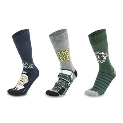 Image of On the Buses T V Show Stan Butler Socks Triple Pack