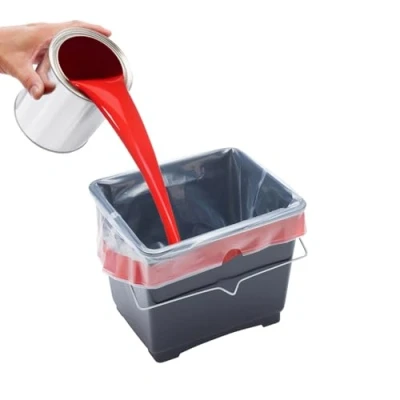 Image of ProDec 10 pcs 5 litre Recycled Plastic Paint Scuttle Liners for Quick, Mess Free, Water Free Colour Changes, No Hassle Easy Clean Up, Avoids Washing Paints Down Sinks, Compatible Scuttles