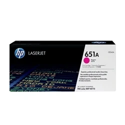 Image of HP 651A Magenta Original LaserJet Toner Cartridge (CE343A)