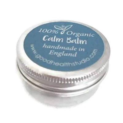 Image of Calm Balm Stress, Relax, 100% Organic, for him, her, Adults &amp; Kids 6mths+ Natural Aromatherapy, Handmade in Wiltshire. Pulse Points, Body Balm. EcoFriendly, NO Nasties