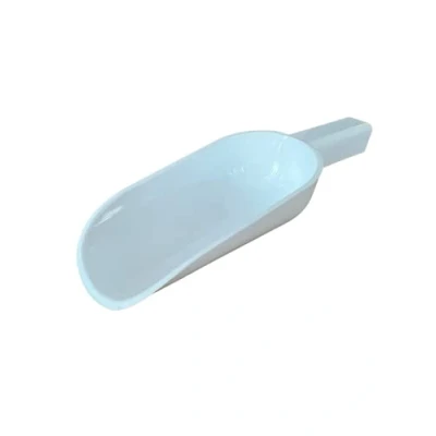 Image of 5oz Pack of 5 Plastic Food Scoops Set Ice Scoop Multipurpose Handy Scoop, Dry Measuring for Flour, Food, Candy, Pop Corn, Coffee Beans and Pet (White)