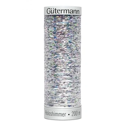 Image of Gutermann Sulky Holoshimmer Embroidery Thread 200m 6001 Multicoloured Each