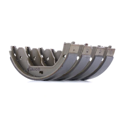 Image of 0148879, 0393646, 1156962, 1165546, 1165962 Handbrake Shoes VAICO V20 4118 Rear Axle Q+, original equipment manufacturer quality BMW: X3, 5 Touring, 7