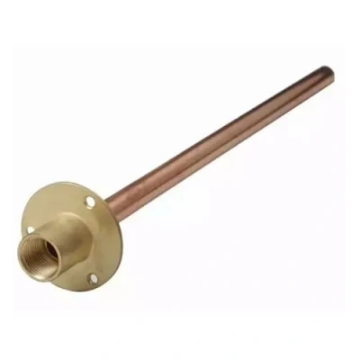 Image of UKDeals Direct® Outdoor Garden Wall Flange with Tube for bib tap 1/2&quot; BSP x 350mm