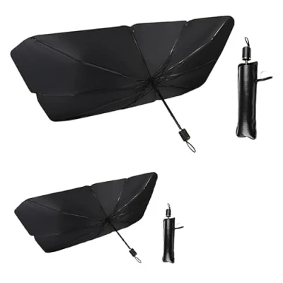 Image of Car Interior Windshield Sunshade, SUV Truck Sunshade Umbrella, Patented Design