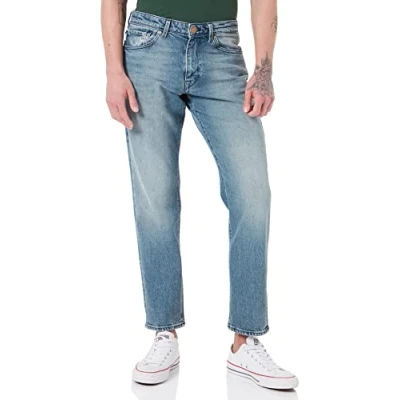Image of Selected Homme Men&#039;s Slhstraight Scott 22610 Lb St JNS W Noos Jeans, Light Blue (Light Denim), 34 W/32 L