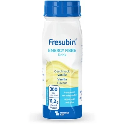 Image of Fresenius Kabi FRESUBIN Energy Fibre Drink Vanilla Bottle 6 x 4 200 ml