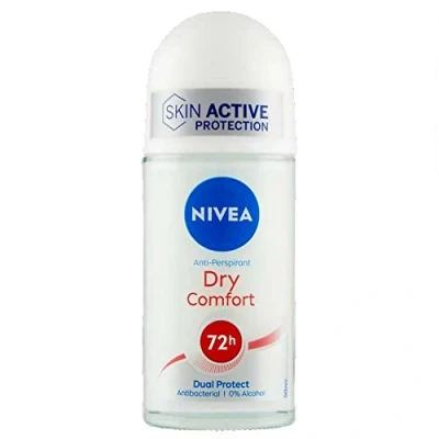 Image of Nivea Dry Comfort Plus Anti Perspirant Roll On Pack of 6 x 50 ml