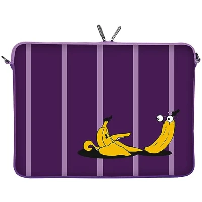 Image of DIGITTRADE LS165 10 Bananas Designer Netbook Sleeve 10.2&quot; Laptop Cover neoprene tablet case up to 10,2 inch Anti Shock System