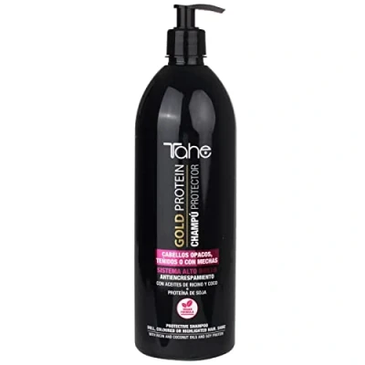 Image of Tahe Gold Protein Shampoo for Coloured Hair, Anti Frisottis (1000 ml)