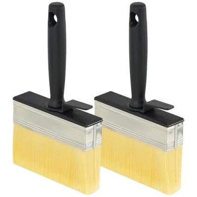 Image of Professional Paint Brush Shed Fence &amp; Decking Painting Paste Wide 120 mm (2)