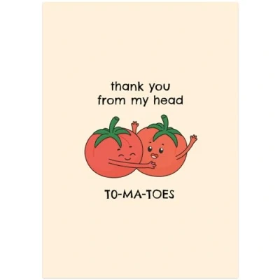 Image of BYANIKA A6 Thank You Cards Gratitude Thanks So Much Appreciation Card For Him Her Best Friend Colleague Helping Me Your Help Support Cute Pun