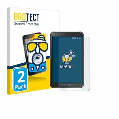 Image of brotect Screen Protector Anti Glare compatible with Samsung Galaxy Tab Active SM T365 (2 Pack) Matte, Protection Film