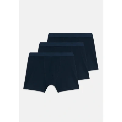 Image of Lindex Boxer Solid 3 PACK Pants for kids, Size: 7 8y, Dark navy