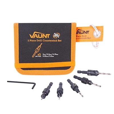Image of Vaunt 5 Piece Drill Countersink Set
