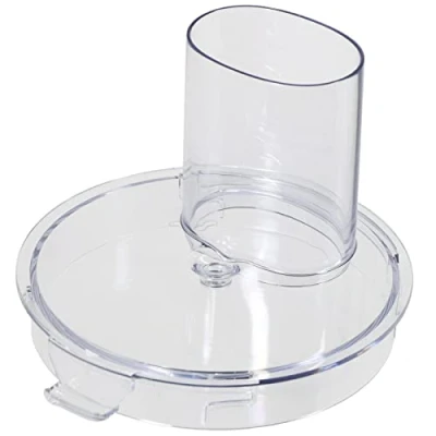 Image of SPARES2GO Clear Plastic Chute Lid for Kenwood FP120 FP126 FP190 FP196 Food Processor