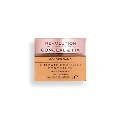 Image of Revolution Beauty London, Conceal and Fix, Ultimate Coverage, Concealer, Golden Sand, 11g