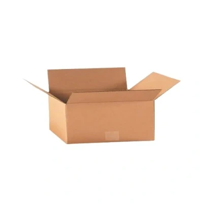 Image of 12x9x4&quot;&quot; 305 x 229 102mm AKAR Cardboard Mailing Box Shipping Parcel Postal Brown Boxes Small Single Wall House Moving Removal Strong Storage [Pack Of 20]