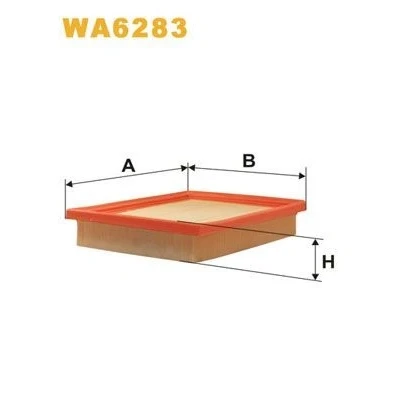Image of PC925 Air Filter WIX FILTERS WA6283 40mm 163mm 205mm Insert