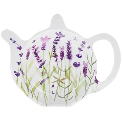 Image of Lavender Design Teabag Tidy