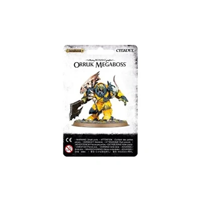 Image of GAMES WORKSHOP 99070209003 Ironjawz Orruk Megaboss Tabletop and Miniature Gaming