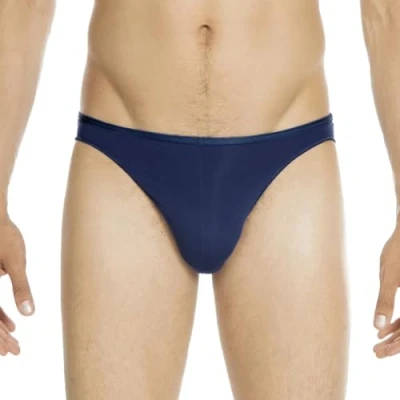 Image of HOM, Mens, Plumes Micro Briefs, Navy Blue, L