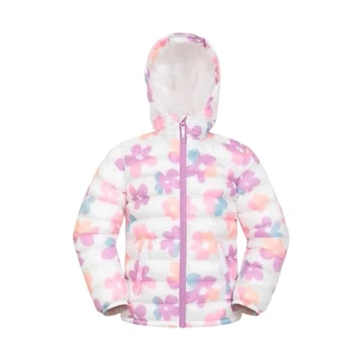 Image of Mountain Warehouse Seasons Padded Kids Puffer Jacket Water Resistant &amp; Lightweight Insulated Rain Coat, Boys Girls Great for Spring Summer, School or Travelling Candy Teen Size 13 Years