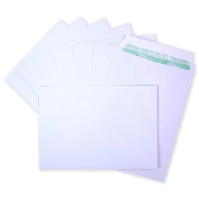 Image of Postmaster Peel and Seal Premium A5 120gsm Recycled White Envelopes x 100 Pack