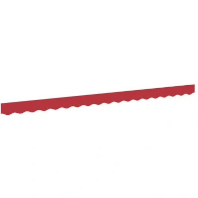 Image of vidaXL Awning Valance for 4 m Frame Red 3.8x0.2
