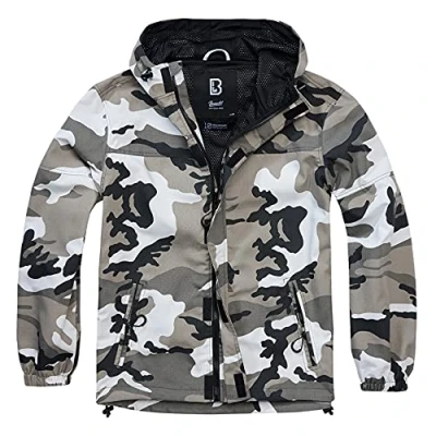 Image of Brandit Men&#039;s Summer Windbreaker Frontzip, Front Zip Ripstop Urban, XXXXXXL