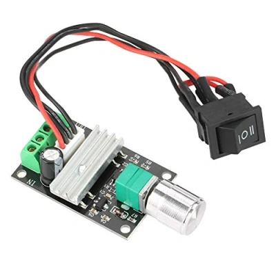 Image of dc motor speed Control Reversible controller Regulator, 6V 12V 24v 3A Electrical Controls with Switch