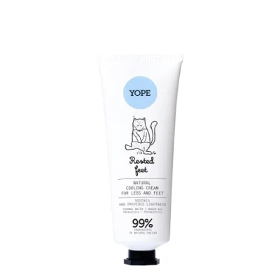 Image of YOPE Foot Cream 99% Natural Ingredients &quot;Refreshed Feet&quot; Cooling Repair for Legs and Feet 75 ml