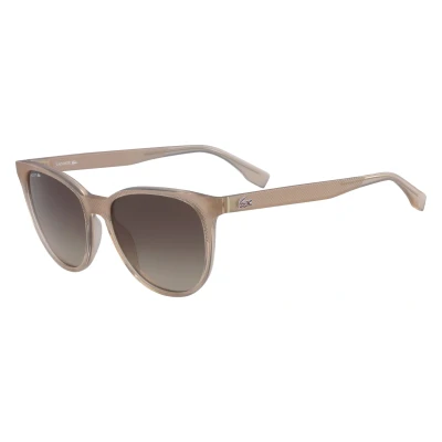 Image of Lacoste Round Womens Nude Brown Gradient L859S Beige One Size