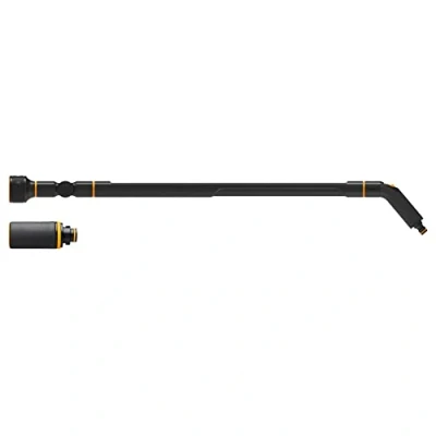 Image of Fiskars 1056492 Watering Rod with Swivel Nozzle, Black/Orange