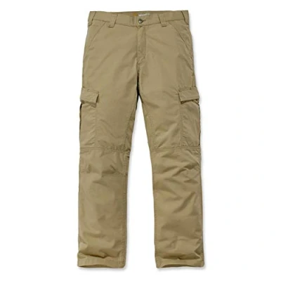 Image of Carhartt Men&#039;s Force Relaxed Fit Ripstop Cargo Work Pant, Dark Khaki, W34/L34