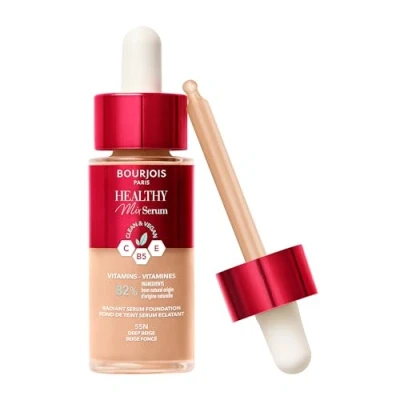 Image of Liquid Make Up Base Bourjois Healthy Mix Serum Nº 55N Deep beige 30 ml