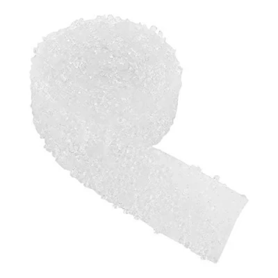 Image of Diamond Ribbon, 1yard Length 1.2inch Width Sparkle Crystal Rhinestone Ribbon Mesh Wrap Roll for Wedding Cakes, Birthday Decorations, Baby Shower Events, Arts and Crafts Projects DIY Decor(White)