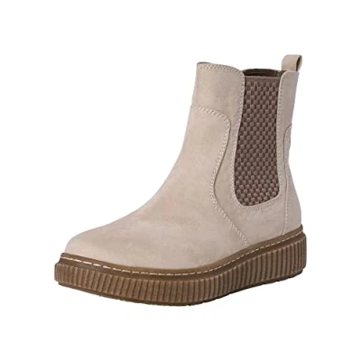 Image of Jana Softline Women&#039;s 8 25461 29 400 Ankle Boot, Beige, 6 UK